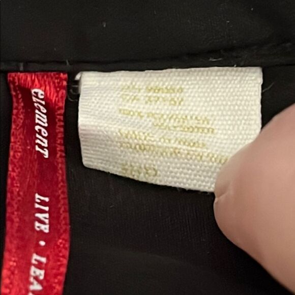 Element Embroidered Black Sleeveless Button Down Top S/M - Picture 9 of 9